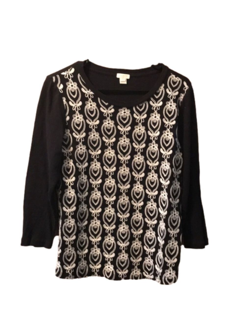 J Crew embellished tee